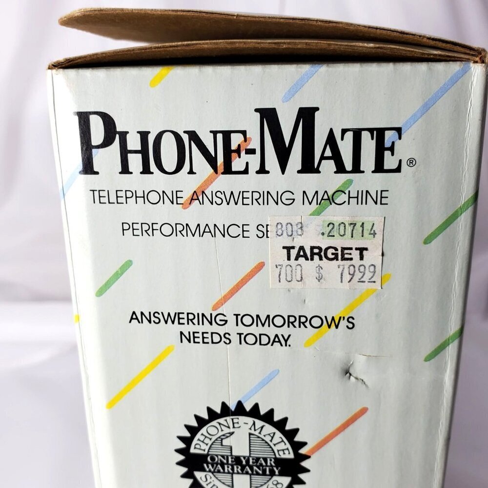 VTG 1986 Phone-Mate Telephone Answering Machine Performance Series 7000 NIB - Picture 6 of 14